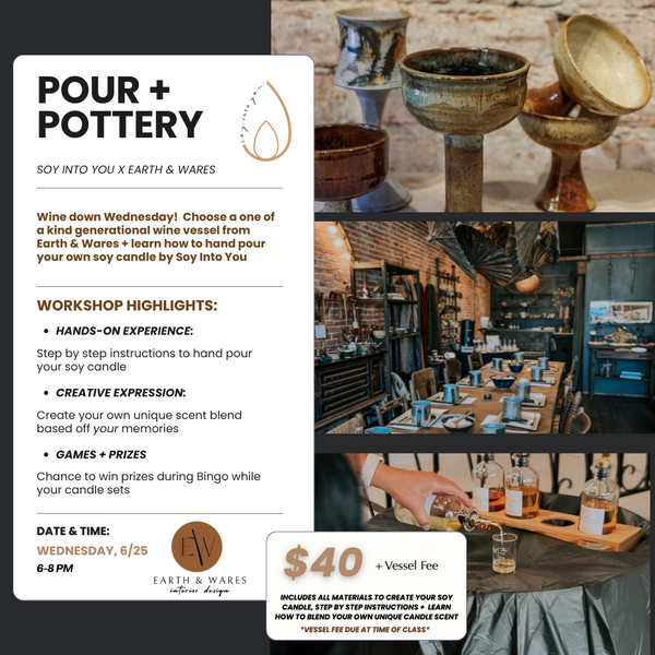 POUR + POTTERY WORKSHOP | 6/25